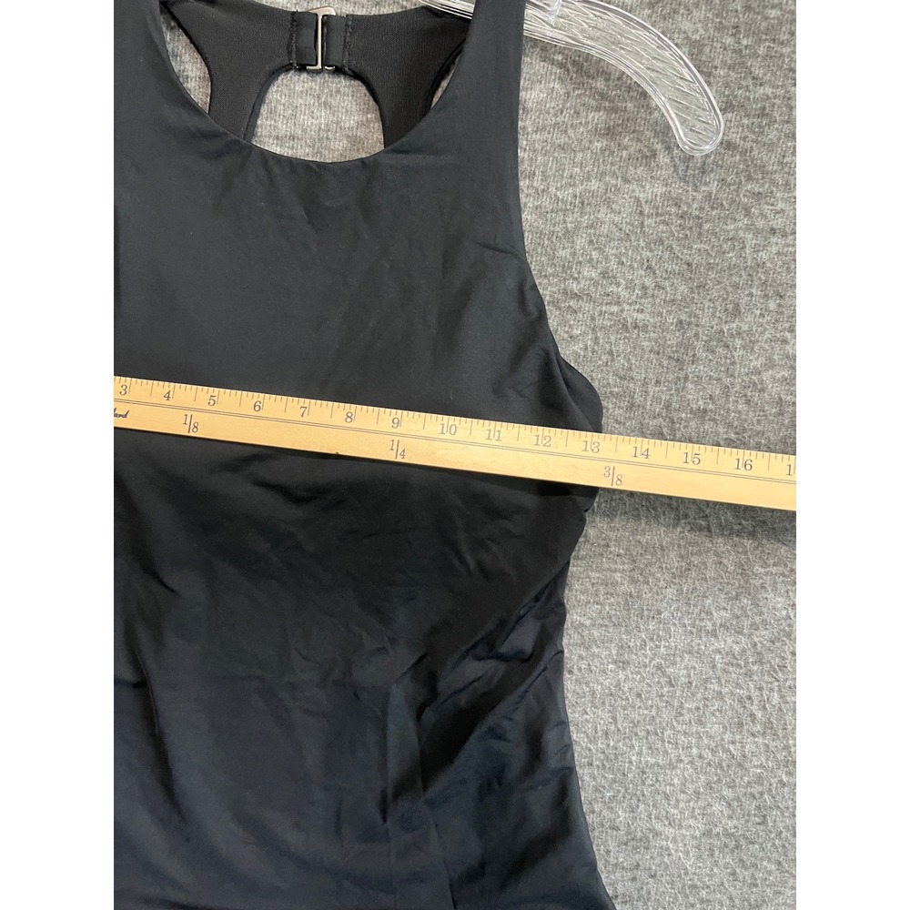 Athleta Black High Neck Racerback Tankini Swim Top 34B/C - Picture 6 of 7